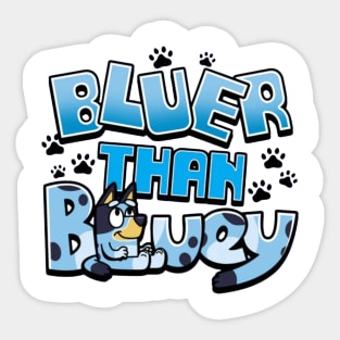 bluey funny Sticker